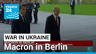 Macron meets Scholz in Berlin to discuss situation in Ukraine • FRANCE 24 English