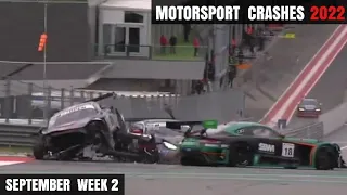 Motorsport Crashes 2022 September Week 2