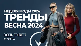 ТРЕНДЫ ВЕСНЫ 2024 с улиц Нью-Йорка? Обзор трендов с недели моды 2024? Что носить весной? МОДА