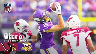 Arizona Cardinals vs. Minnesota Vikings | 2022 Week 8 Game Highlights