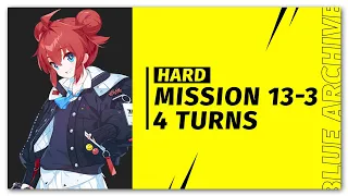 [ Blue Archive ] Mission 13-3 Hard 4 Turns