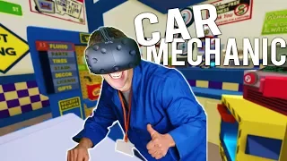 BECOMING THE ULTIMATE CAR MECHANIC IN VR! - Job Simulator 2017 HTC VIVE Gameplay