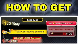 How to get 100 tickets in Dragon  Ball Legends | Dbl 100 Ticket Summon | Dragon Ball Legends