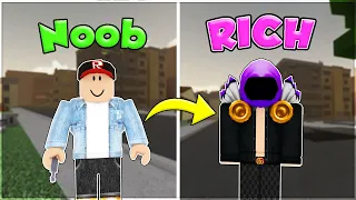 Being a Noob then coming back with DOMINUS in Roblox Da Hood