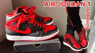 Nike's Jordan Air 1 Mid "Alternate Bred" Unboxing and on Feet