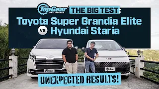 Hyundai Staria Premium+ vs Toyota Super Grandia Elite: Van Big Test | Top Gear Philippines