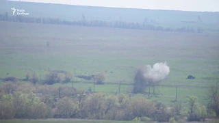Українські військові знищили ворожі позиції на Донбасі