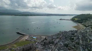 Beaumaris Anglesey Wales by drone