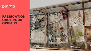 Comment fabriquer une cage en bois pour perroquets / conure / perruches / oiseaux , pas cher