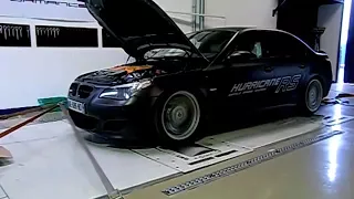 Dyno run G-Power BMW M5 Hurricane RS V10 Bi-kompressor DM Performance