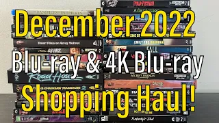 December 2022 Blu-ray & 4K Shopping Haul!