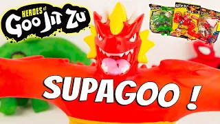 Heroes of Goo Jit Zu Supagoo: Les Goo Jit Zu Géants Débarquent Blazagon Hulk Spiderman Unboxing