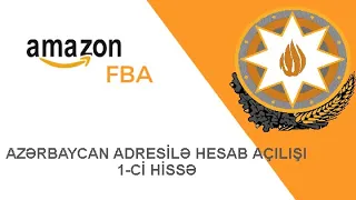 Amazonda Hesab açılışı 1-ci hissə ( İndividual & Professional ) (Şəxsi & Şirkət) (Amazon dərsləri-5)