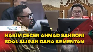 [FULL] Hakim Cecar Ahmad Sahroni di Sidang Korupsi SYL, Aliran Uang ke Nasdem hingga Lukisan