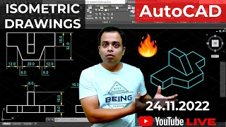 Isometric View | AUTOCAD | Lecture 10 | Manas Patnaik |