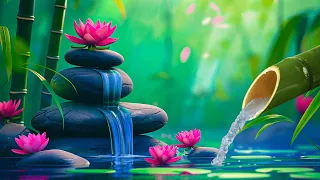 Relaxing Music Healing Stress, Stop Overthinking, Reduces Stress, Nature Sounds, Bamboo Water Sounds