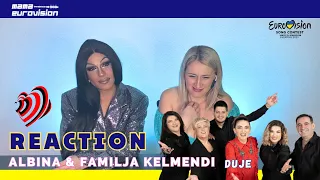 🇦🇱 Albania | Albina & Familja Kelmendi - Duje - First Reaction - Eurovision 2023