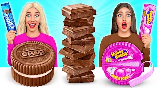 Desafio Comida Real vs Comida De Chocolate #9 por Multi DO Fun Challenge