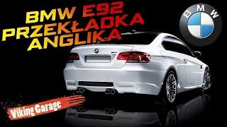 BMW E92 - Przekładka anglika cz2, kokpit, mechanizm klimatyzacji, wzmocnienie.