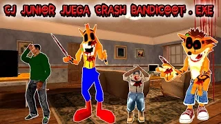 Cj Junior juega Crash Bandicoot.Exe - Loquendo - Gta san andreas 2017