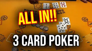 GOING ALL IN ON 3 CARD POKER!! @renotahoe #ad