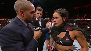 UFC 224: Amanda Nunes Octagon Interview