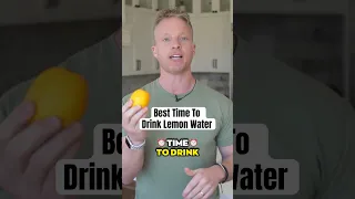 When Is The Best Time To Drink Lemon Water: In The Morning vs Before A Meal vs At Night Before Bed?