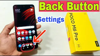 Poco M6 Pro 5G Back Button Settings Change Kaise Kare | How To Set Back Button Settings Poco M6 5G |