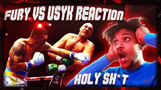 LIVE REACTION: Tyson Fury SAVED BY THE REF vs Oleksandr Usyk & SCORING W/ Highlights!!