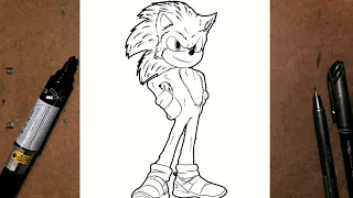 Cómo dibujar el Sonic muy fácil 💯