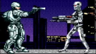 Robocop vs Terminator (SNES) All Bosses (No Damage)
