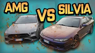 La SILVIA SFIDA a 200 ALL'ORA la MERCEDES A35 AMG!