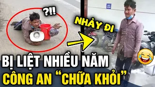 Chàng trai bị 'LIỆT 2 CHÂN' xin ăn suốt nhiều năm bất ngờ 'HỒI PHỤC' khi ở đồn công an | Tin 3 Phút