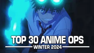 My Top 30 Anime Openings of Winter 2024
