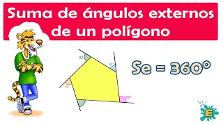 Suma de ÁNGULOS EXTERNOS de un polígono