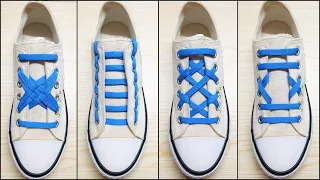 4 Popular shoe laces for everyday life, Creative Idea to Fasten Tie Your Shoes Tutorial Step by Step