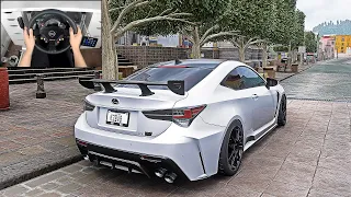 Lexus RCF - Forza Horizon 5 (Steering Wheel + Shifter) Gameplay