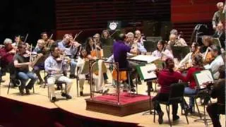 Yannick leads The Philadelphia Orchestra during rehearsal of Mozart's Requiem