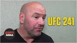 Dana White reacts to Stipe Miocic's win vs. Daniel Cormier, Nate Diaz's return | UFC 241 | ESPN MMA