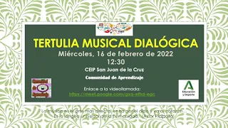 Tertulia Musical Dialógica 5ªB primaria y familia. CEIP San Juan de la Cruz, CdA.