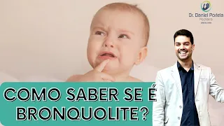 Como saber se meu bebê tem bronquiolite?