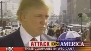 Donald Trump Interview After 9/11 Attacks (13 September, 2001) NBC