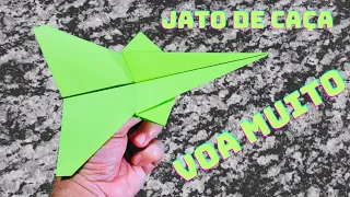 Como fazer Avião de Papel Voador que voa muito longe.