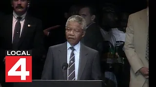 From the Vault: WDIV's coverage of Nelson Mandela's Detroit visit in 1990