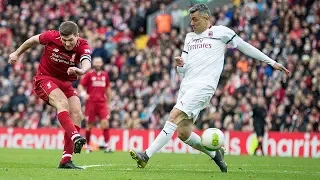 Liverpool Legends 3-2 AC Milan | Fowler flick, Pirlo free-kick and a Steven Gerrard winner