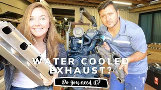 Why your ENGINE needs a WATER COOLED EXHAUST! | YACHT REBUILD WEEK 69