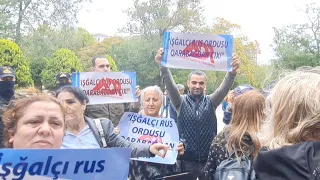 DİQQƏT! Rusiya Səfirliyi önündə AKSİYA - CANLI