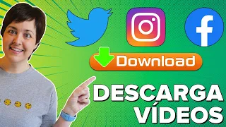 DESCARGA VÍDEOS y REELS de Facebook, Instagram y Twitter