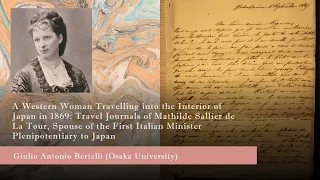 BERTELLI Giulio (Osaka University) - Mathilde Sallier de La Tour's writings on Japan (1867-1870)