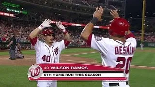 ARI@WSH: Ramos gives Nats lead with a two-run shot